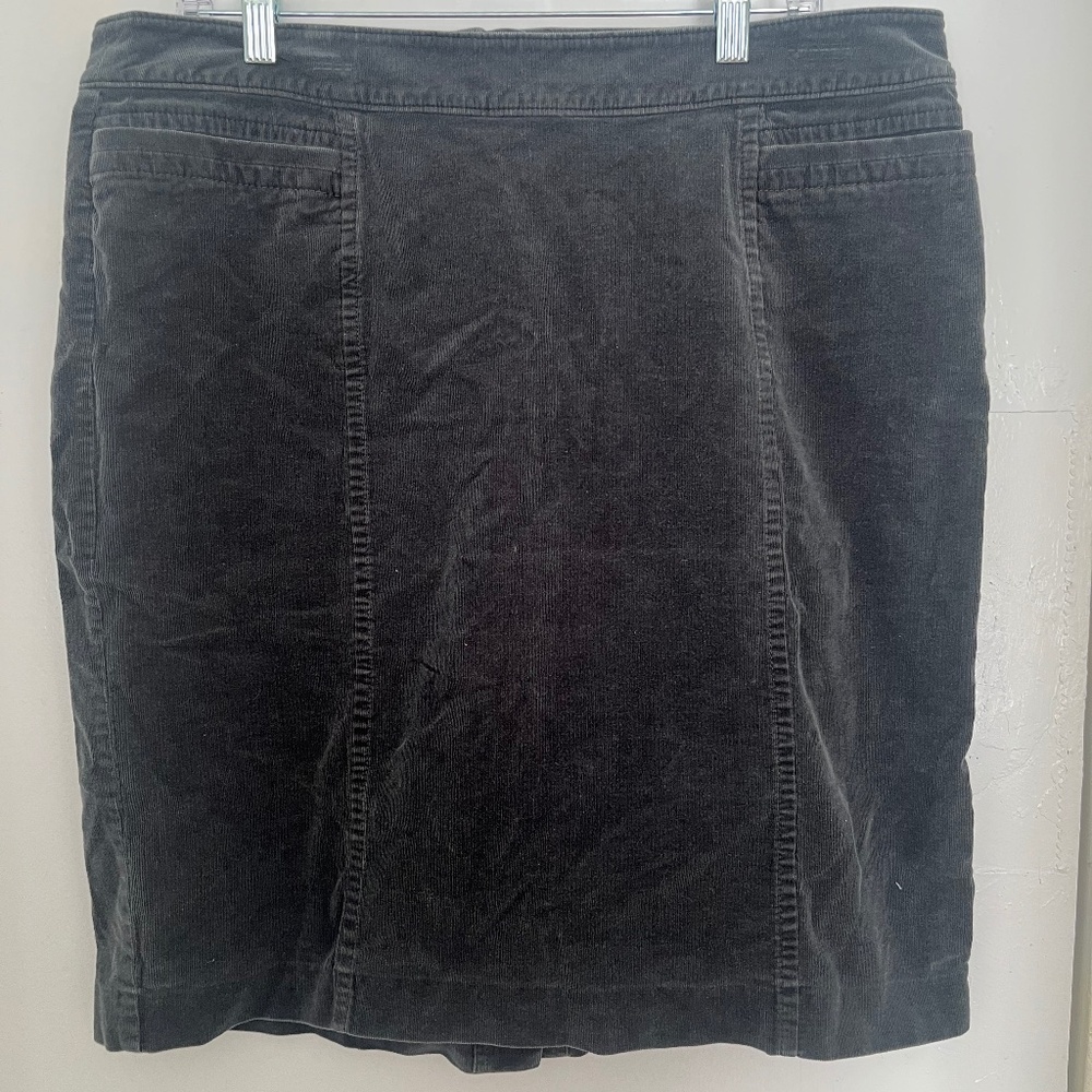 Ann Taylor Corduroy MidSkirt